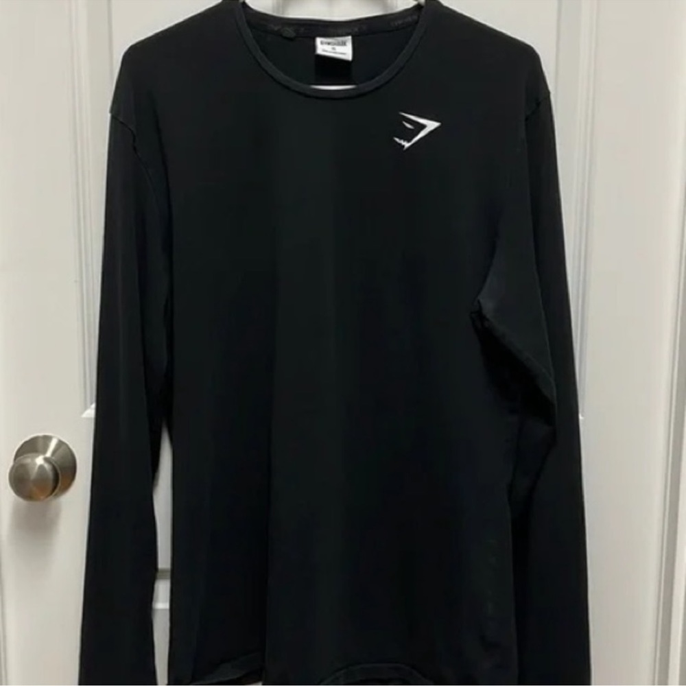 Gymshark men’s ARC long sleeve tshirt black sz medium NWT